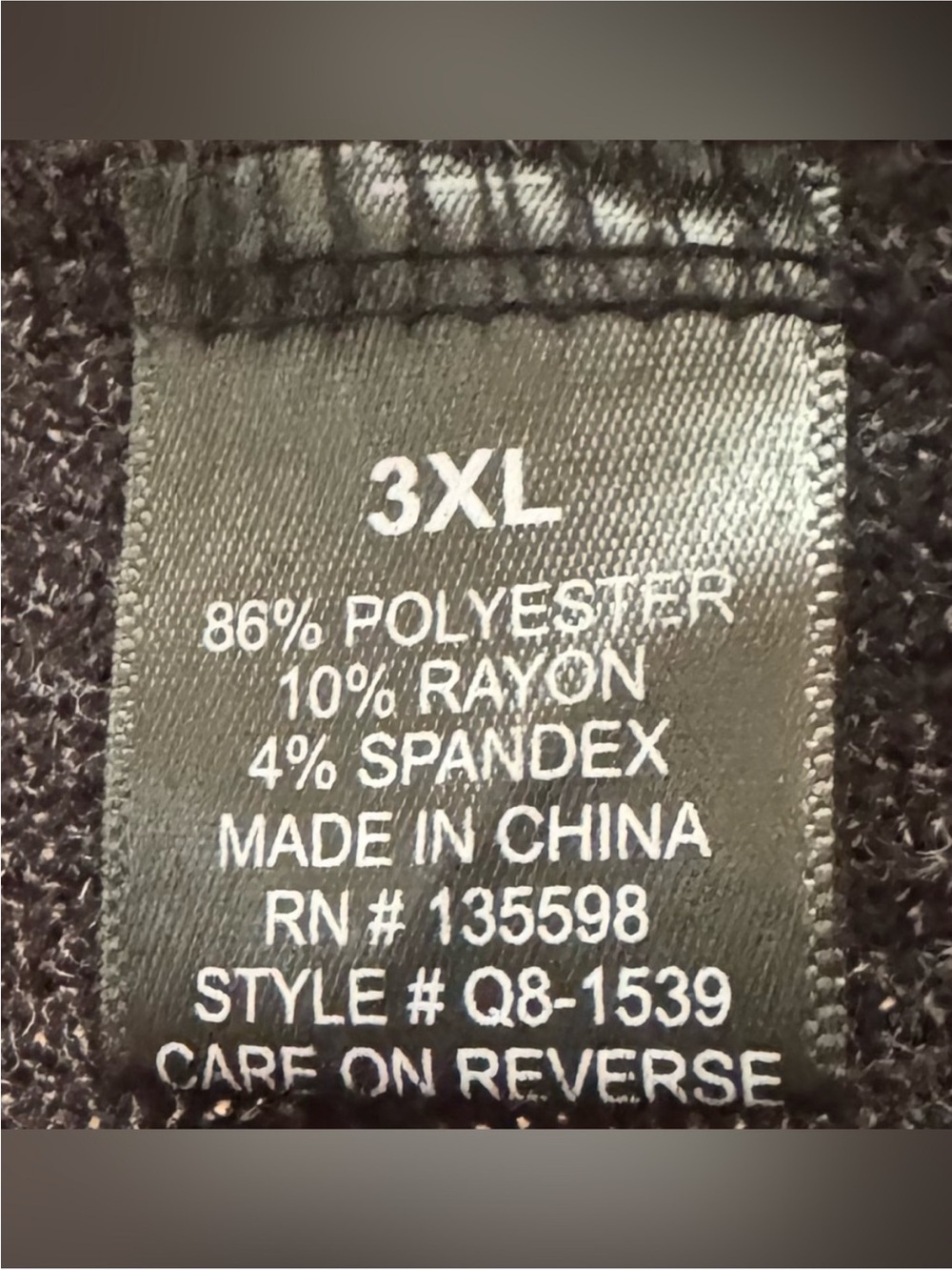 Cure Black Open Front Grommet Shoulder Cardigan Plus Size 3XL - Picture 6 of 7